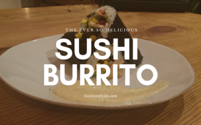 Delicious Sushi Burrito With A Little Sushi Go