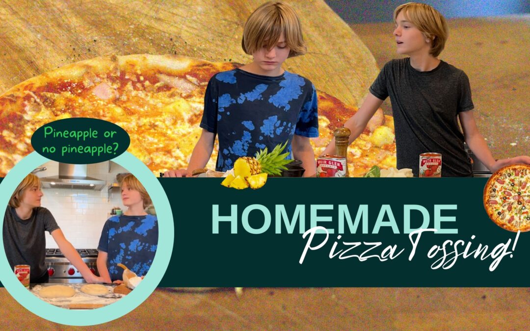 Homemade Pizza Toss: Making Healthy, Kid-friendly Pizzas at Home including “Professional” Pizza Tossing