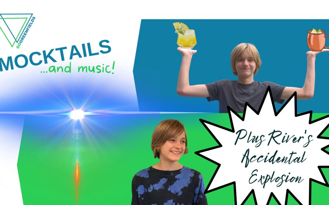 Mocktails and Music, mocktails, non alcoholic, drinks for kids, healthy kids, healthy teens, gogreenfields, go greenfields, greenfields, greenfield twins